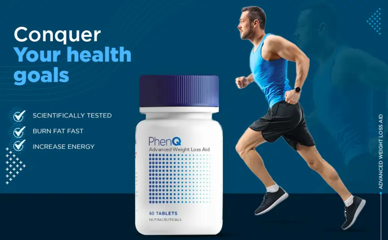 PhenQ dietary supplement container by Wolfson Brands